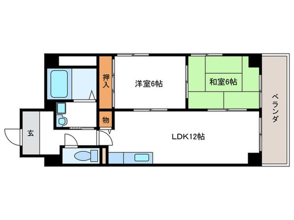 サントル西京の物件間取画像